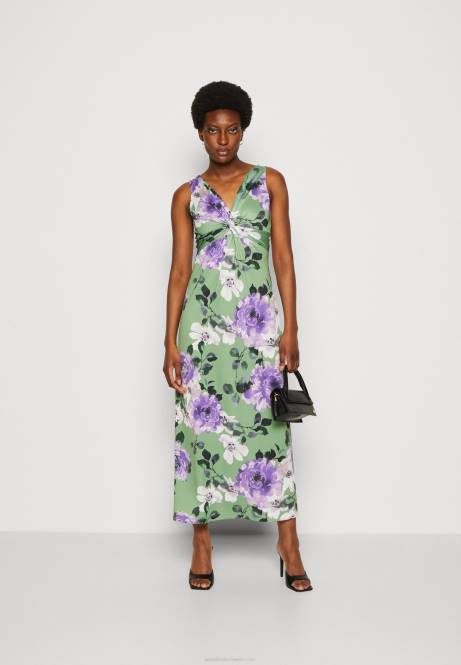 Jerseykleid grün/lila/weiß Anna Field V0FT78 Frauen