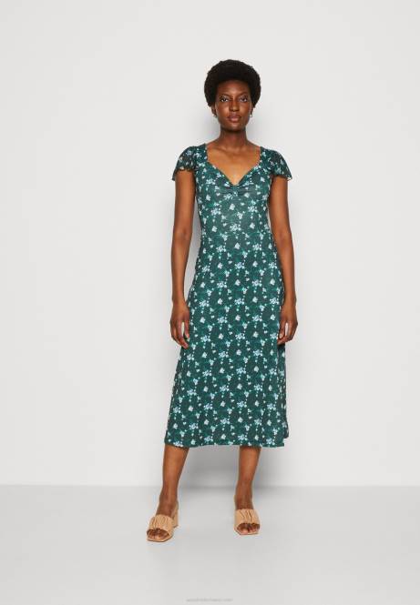 Jerseykleid grün/mehrfarbig Anna Field V0FT110 Frauen