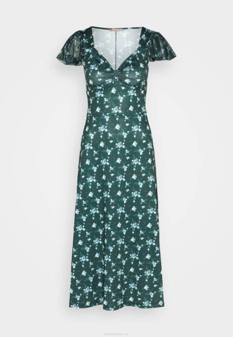 Jerseykleid grün/mehrfarbig Anna Field V0FT110 Frauen