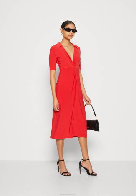 Jerseykleid rot Anna Field V0FT142 Frauen