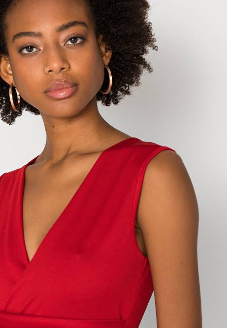 Jerseykleid rot Anna Field V0FT172 Frauen