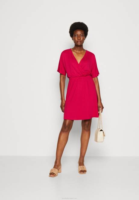 Jerseykleid rot Anna Field V0FT173 Frauen