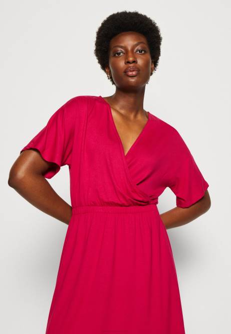 Jerseykleid rot Anna Field V0FT173 Frauen