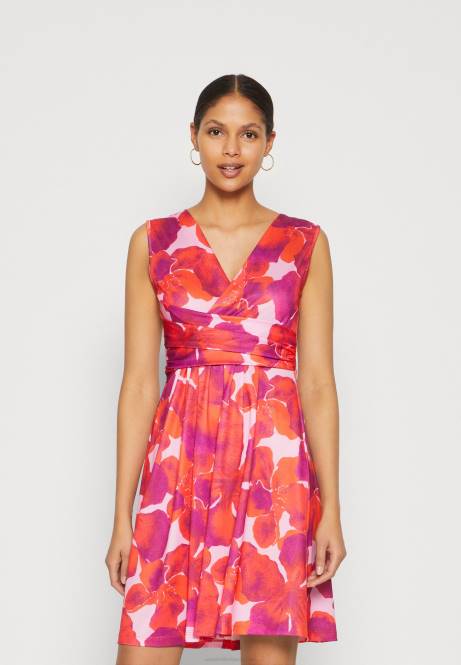 Jerseykleid rot/rosa Anna Field V0FT117 Frauen