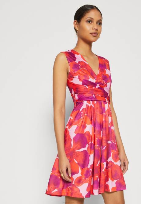 Jerseykleid rot/rosa Anna Field V0FT117 Frauen