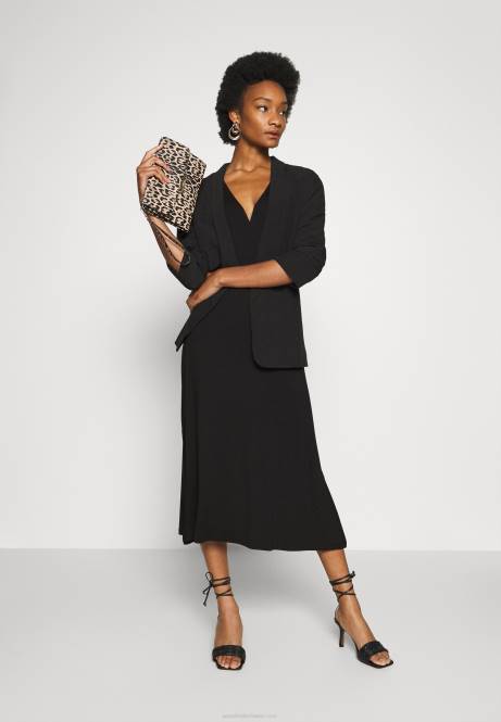 Jerseykleid schwarz Anna Field V0FT101 Frauen