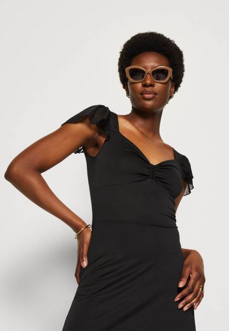 Jerseykleid schwarz Anna Field V0FT160 Frauen