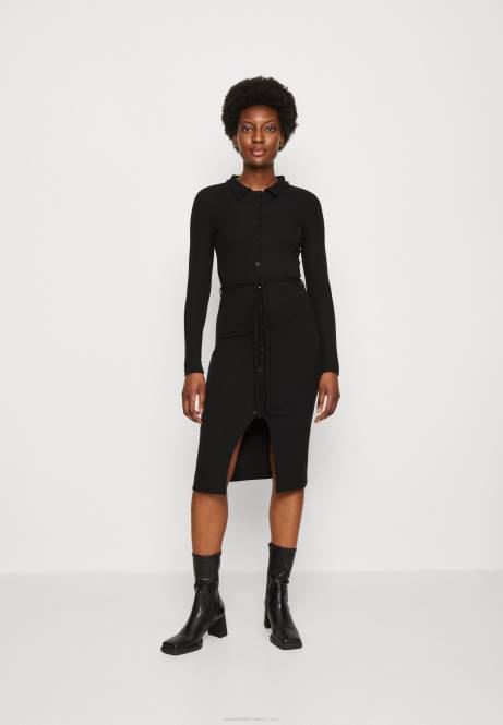 Jerseykleid schwarz Anna Field V0FT183 Frauen