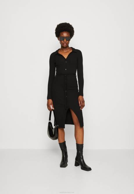 Jerseykleid schwarz Anna Field V0FT183 Frauen