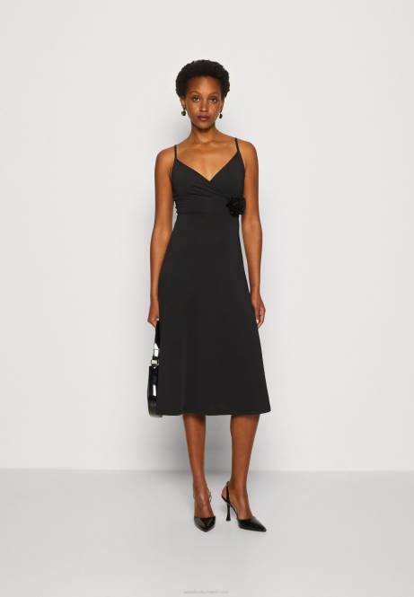 Jerseykleid schwarz Anna Field V0FT43 Frauen