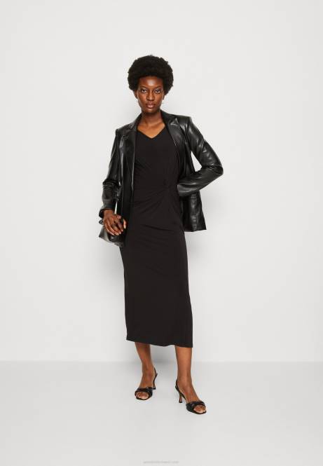 Jerseykleid schwarz Anna Field V0FT48 Frauen