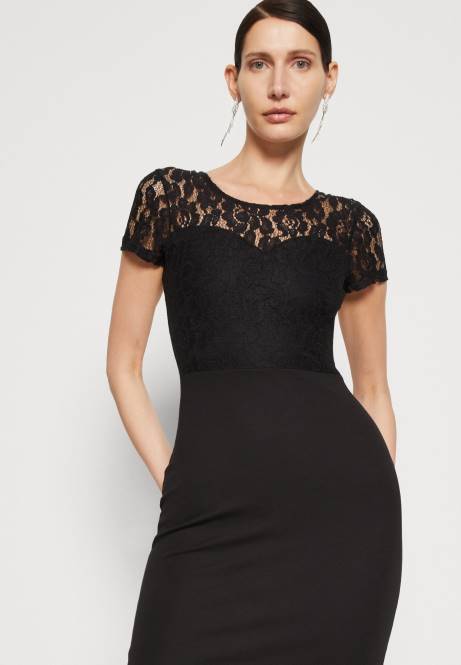 Jerseykleid schwarz Anna Field V0FT58 Frauen