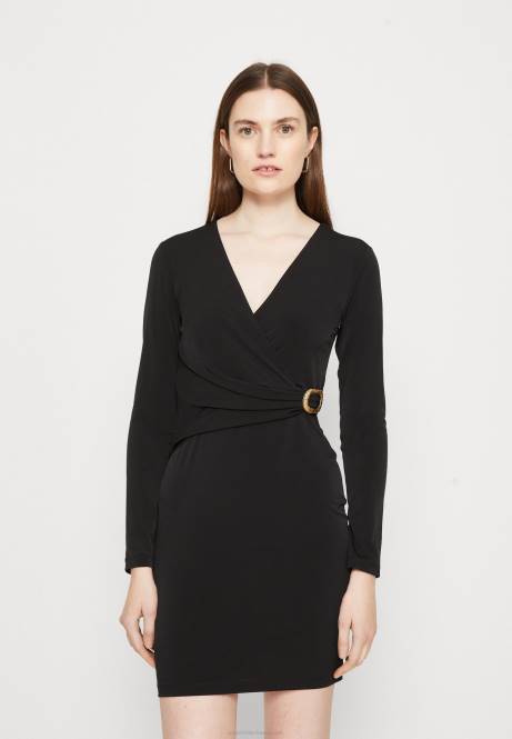 Jerseykleid schwarz Anna Field V0FT66 Frauen