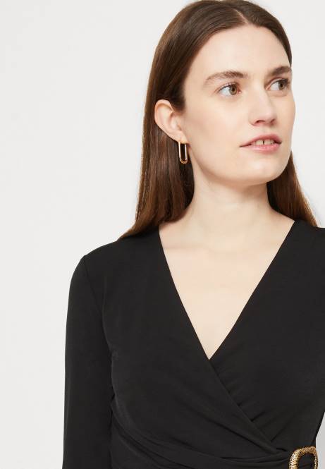 Jerseykleid schwarz Anna Field V0FT66 Frauen