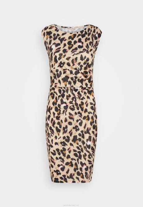 Jerseykleid schwarz/beige/mehrfarbig Anna Field V0FT161 Frauen