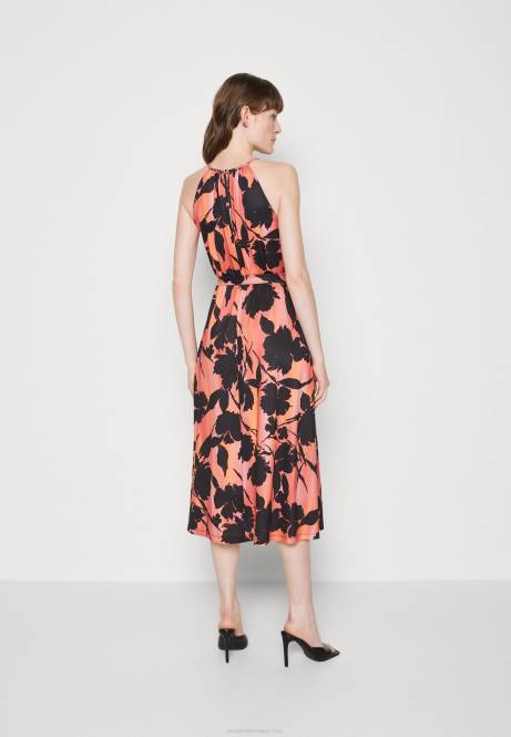 Jerseykleid schwarz/orange Anna Field V0FT47 Frauen