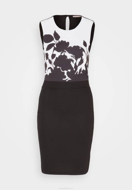 Jerseykleid schwarz/weiß Anna Field V0FT106 Frauen