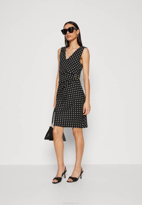 Jerseykleid schwarz/weiß Anna Field V0FT108 Frauen