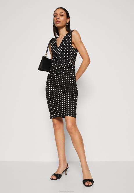 Jerseykleid schwarz/weiß Anna Field V0FT108 Frauen