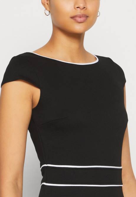 Jerseykleid schwarz/weiß Anna Field V0FT113 Frauen