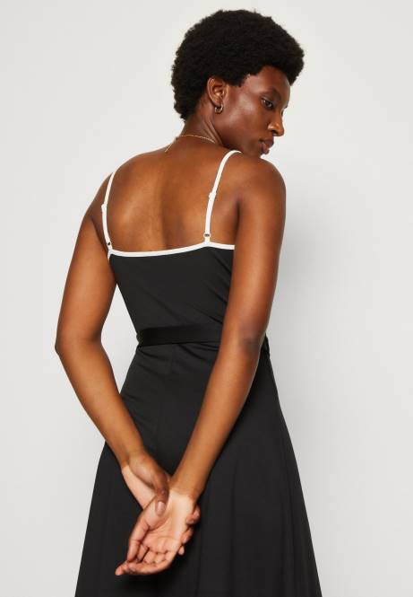 Jerseykleid schwarz/weiß Anna Field V0FT115 Frauen