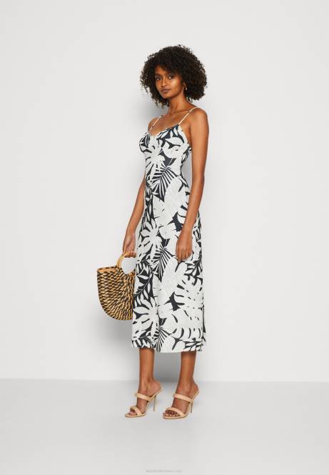 Jerseykleid schwarz/weiß Anna Field V0FT164 Frauen