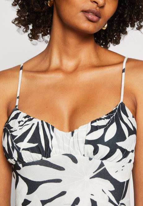 Jerseykleid schwarz/weiß Anna Field V0FT164 Frauen