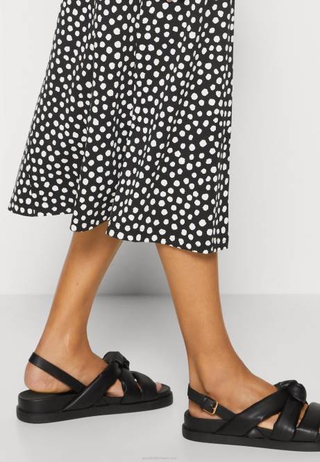 Jerseykleid schwarz/weiß Anna Field V0FT171 Frauen