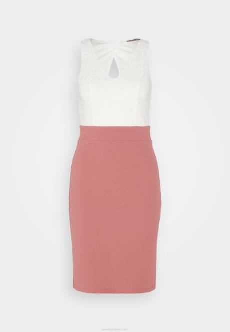 Jerseykleid weiß/rosa Anna Field V0FT36 Frauen