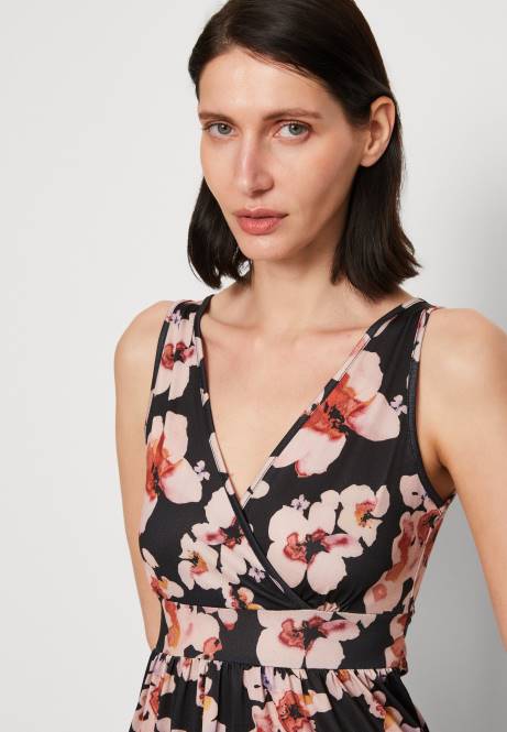 Maxikleid schwarz/rosa/mehrfarbig Anna Field V0FT141 Frauen