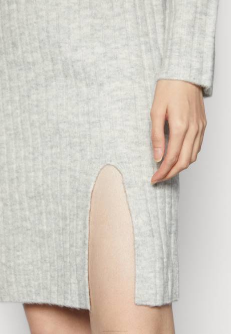 Pulloverkleid hellgrau meliert Anna Field V0FT213 Frauen