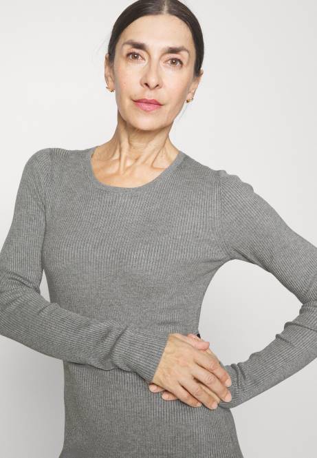 Pulloverkleid hellgrau/schwarz meliert Anna Field V0FT215 Frauen