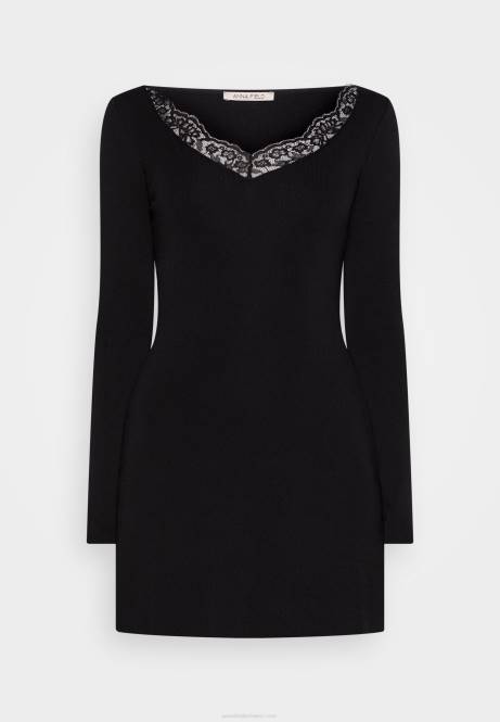 Pulloverkleid schwarz Anna Field V0FT236 Frauen