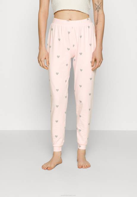 2er-Pack Pyjamahosen rosa/grau Anna Field V0FT1076 Frauen