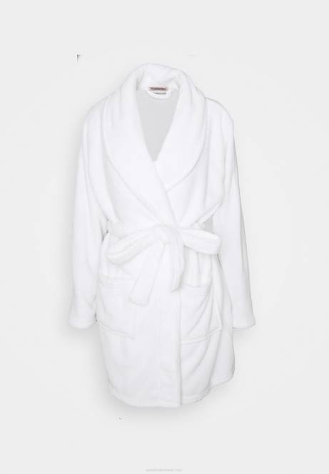 Damen-Bademantel aus Plüsch, weiß Anna Field V0FT1087 Frauen