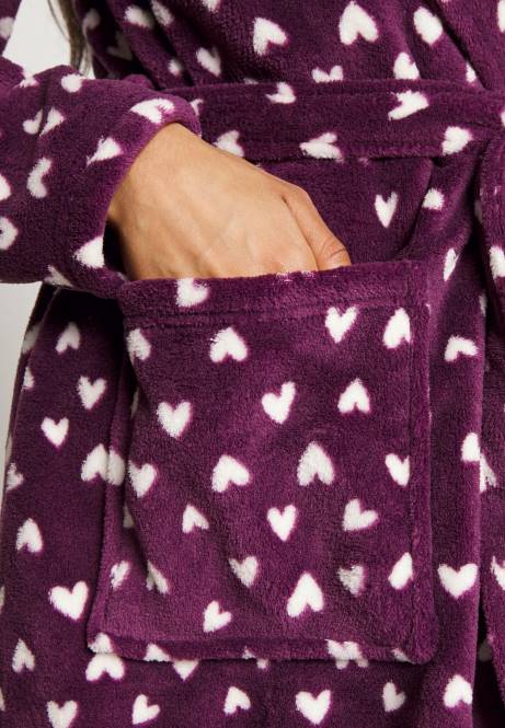 Morgenmantel dunkelrot/beige Anna Field V0FT1091 Frauen