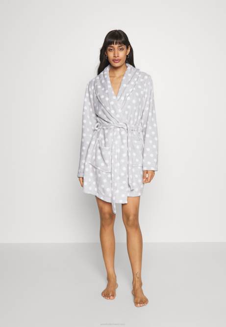 Morgenmantel grau/weiß Anna Field V0FT1093 Frauen