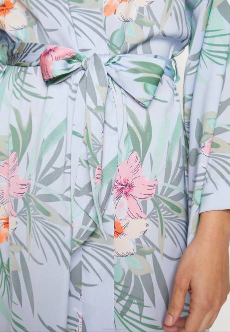 Morgenmantel mit Blumenmuster, blau Anna Field V0FT1090 Frauen