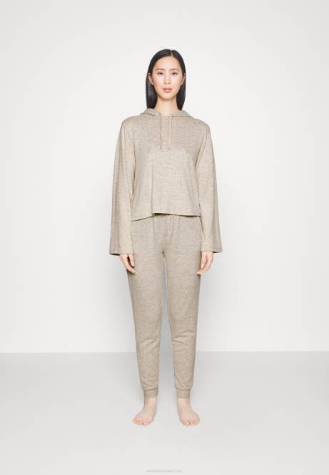 Pyjama-Set braun Anna Field V0FT1067 Frauen