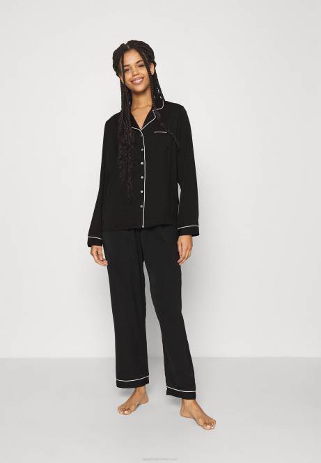 Pyjama-Set schwarz Anna Field V0FT1072 Frauen