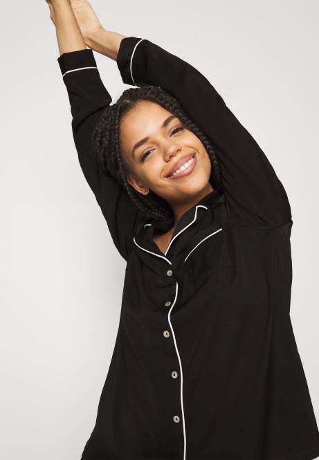 Pyjama-Set schwarz Anna Field V0FT1072 Frauen