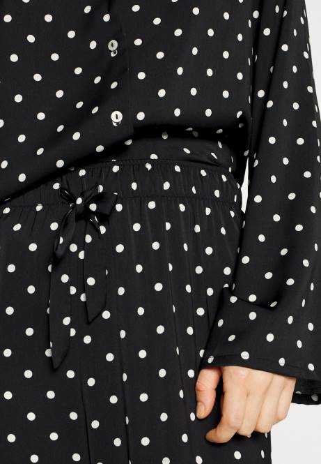 Pyjama-Set schwarz/cremefarben Anna Field V0FT1062 Frauen