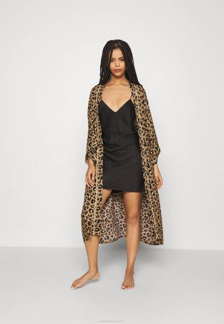 schlichtes Nachthemd aus Satin in Schwarz Anna Field V0FT1044 Frauen