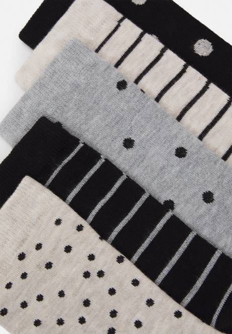 5er-Pack Socken grau/schwarz Anna Field V0FT1142 Frauen