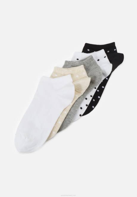 5er-Pack Socken grau/weiß/schwarz Anna Field V0FT1137 Frauen