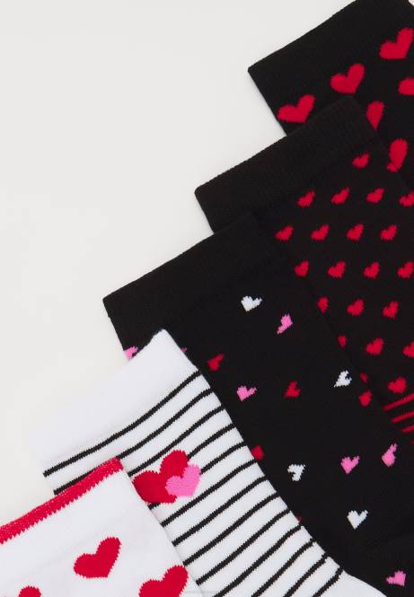 5er-Pack Socken schwarz/weiß Anna Field V0FT1140 Frauen