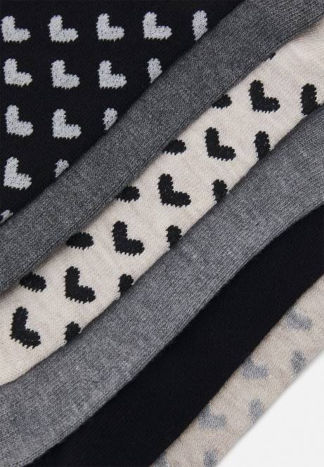 8er-Pack Socken schwarz/grau Anna Field V0FT1138 Frauen