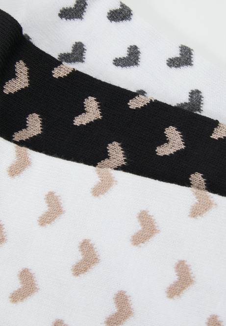 8er-Pack Socken weiß/grau Anna Field V0FT1134 Frauen