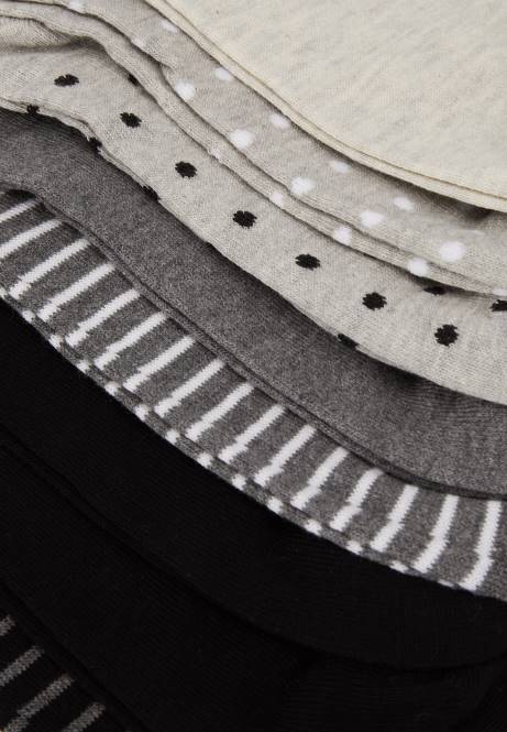 8pp Punktstreifensocken grau Anna Field V0FT1144 Frauen