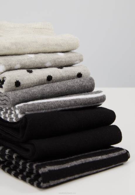 8pp Punktstreifensocken grau Anna Field V0FT1144 Frauen